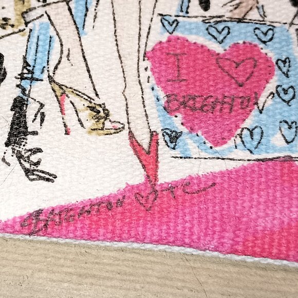 Brighton Fashionista Tom Clancy 2018 Makeup Jewelry Canvas Cosmetic Bag - Picture 2 of 7